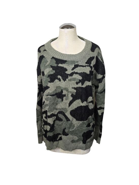Katsumi Sweaters - Katsumi Black Green Camo Sweater M